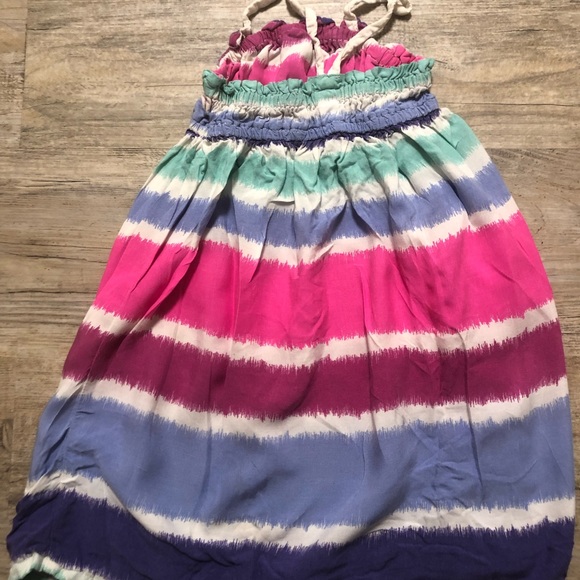 Tiny tied dyed toddler maxi dress - Picture 2 of 3